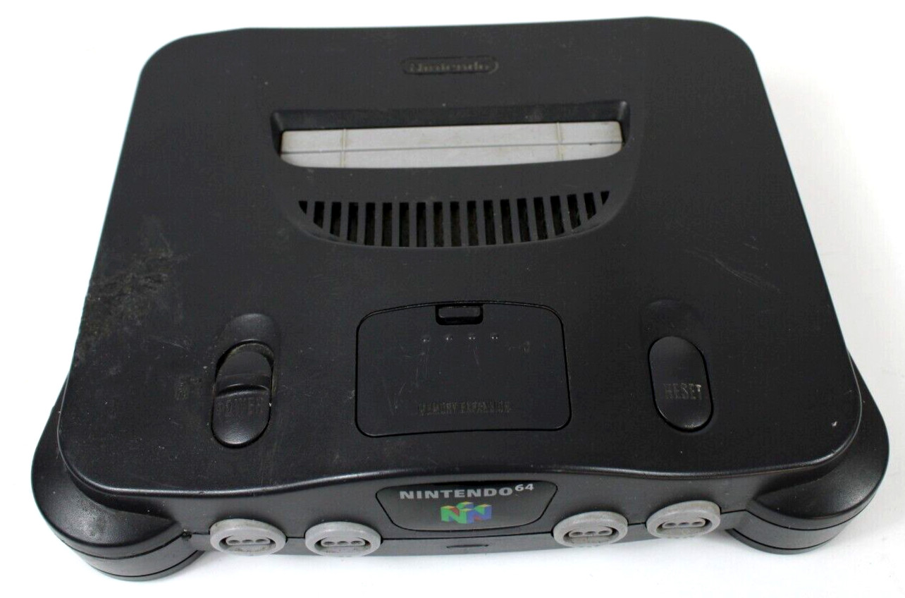 N64 Nintendo 64 Console Bundle + 2 Games + Rumble Pak + OEM Controller + Cables