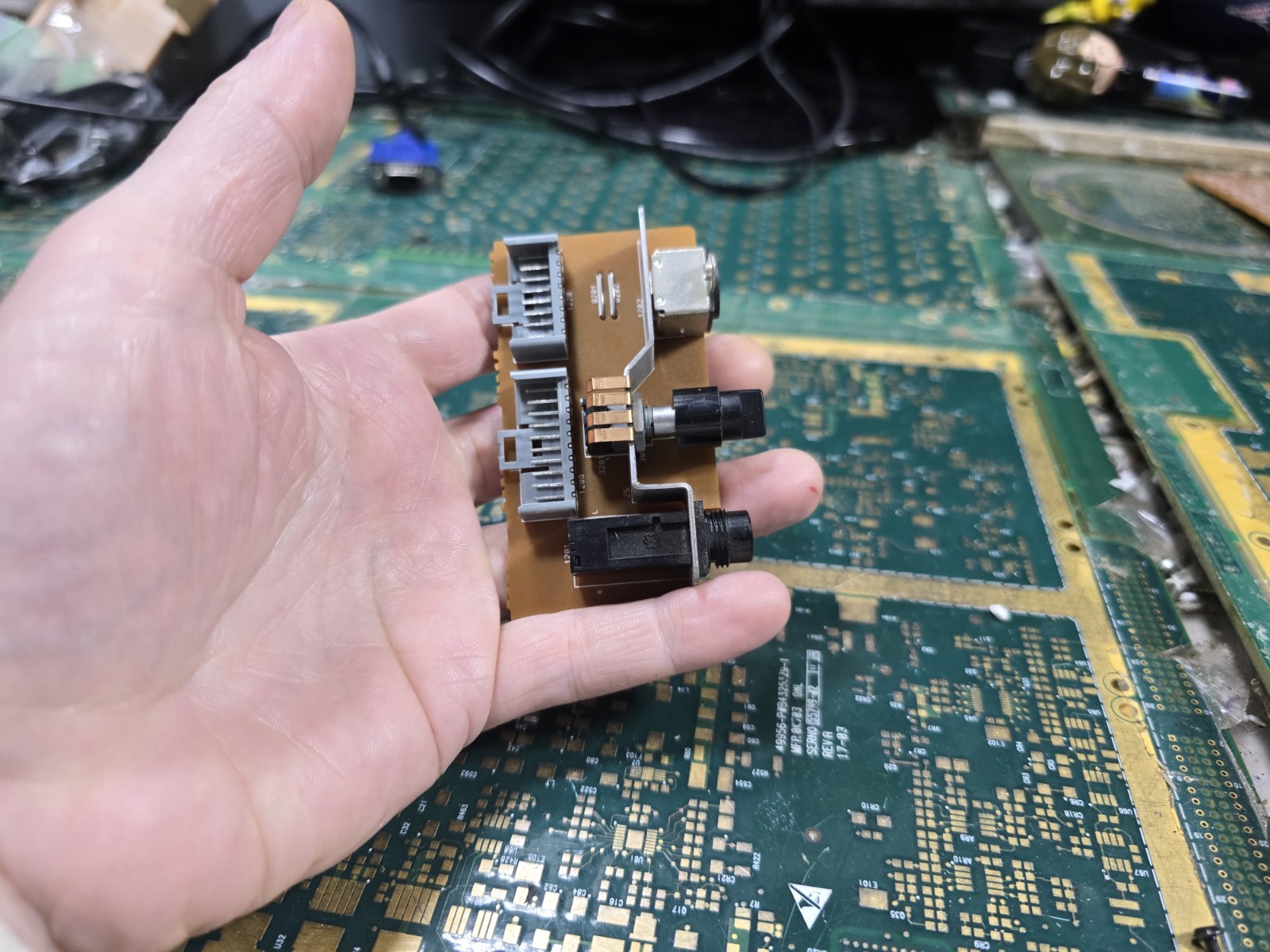 Philips CDI 910 EXACT Back Panel Input Board-Not Tested-Intact-PARTS-READ ALL