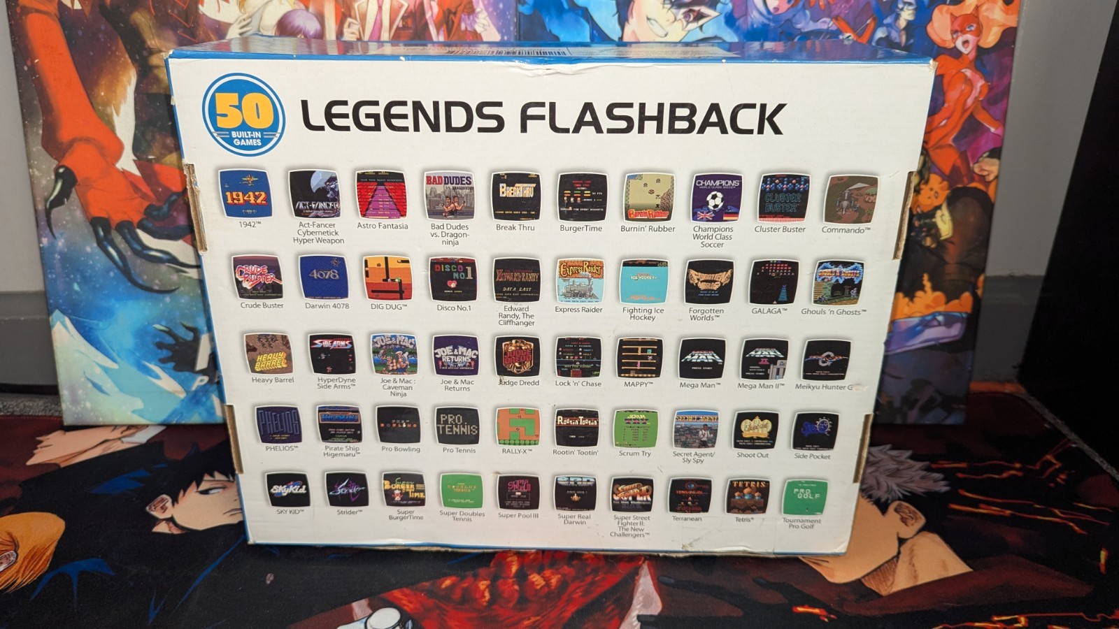 LEGENDS FLASHBACK WITH 50 BUILT IN GAMES MEGA MAN, Street Fighter 2 Tested