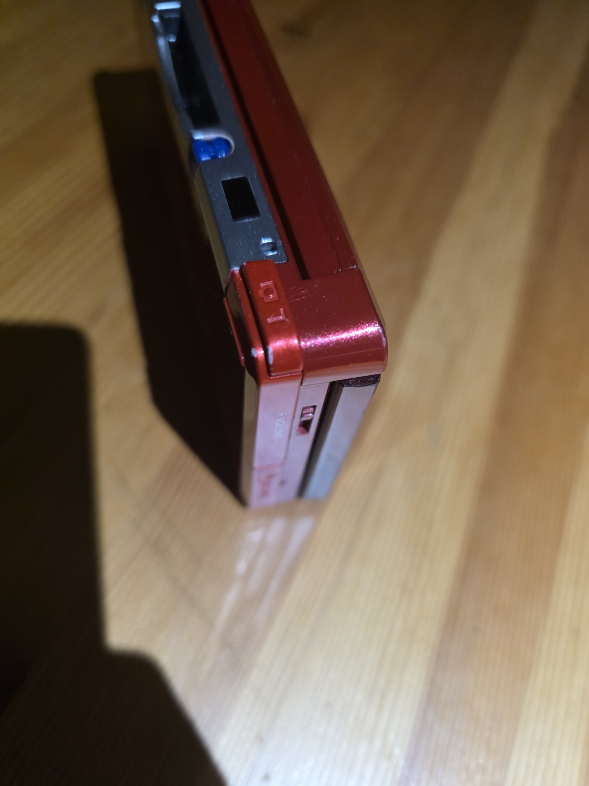 Nintendo 3DS Flame Red Handheld Console System CTR-001 *Read*