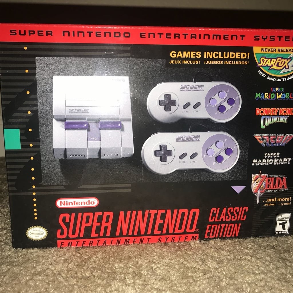 Authentic SNES Super Nintendo Classic Mini Super Entertainment System 21 Games
