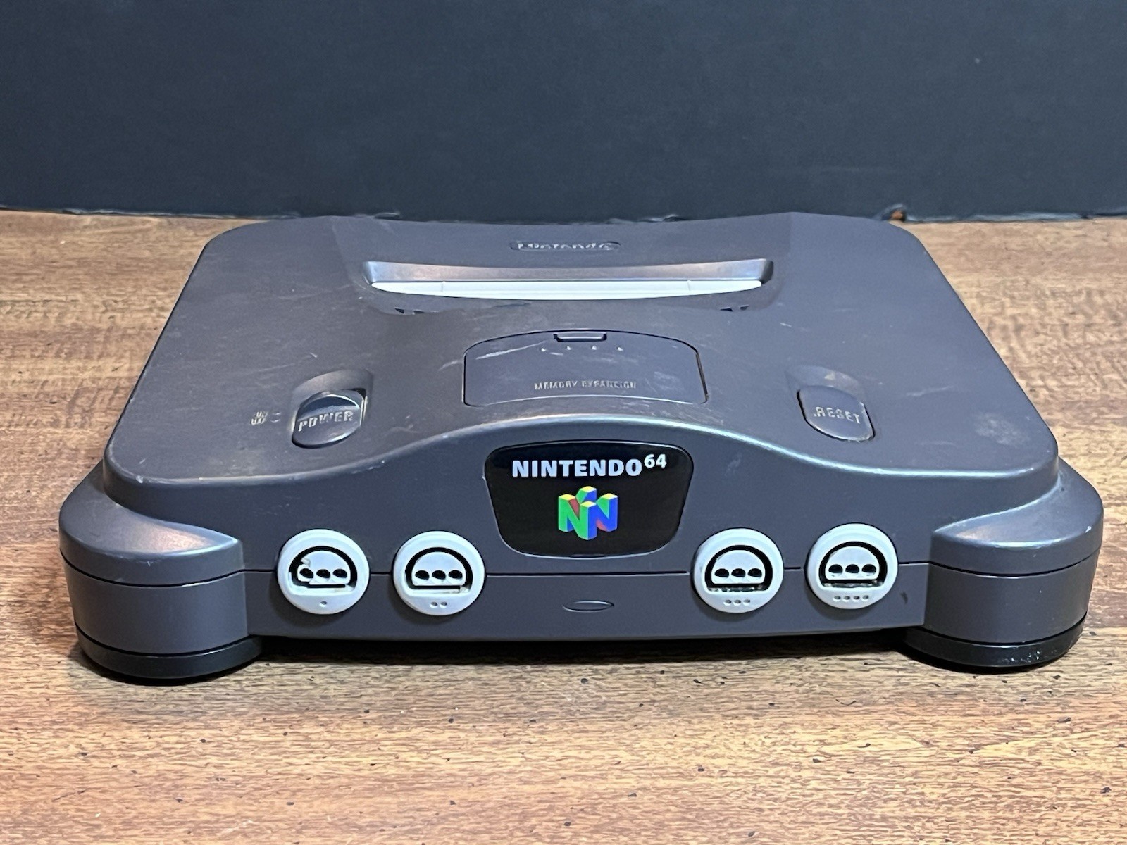 Nintendo N64 Console NUS-001 w/2 Controllers Power Cord A/V Cable TESTED WORKS