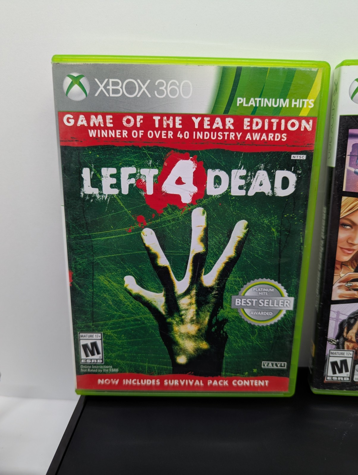 Xbox 360 Slim 4gb Internal Bundle Fully Restored with 2 Games and 2 Controllers