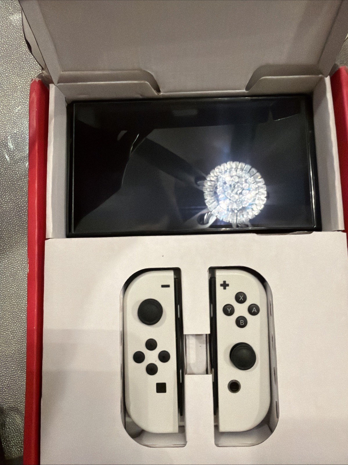 Nintendo Switch OLED Model HEG-001 Console – 64GB – White – With 3 Games