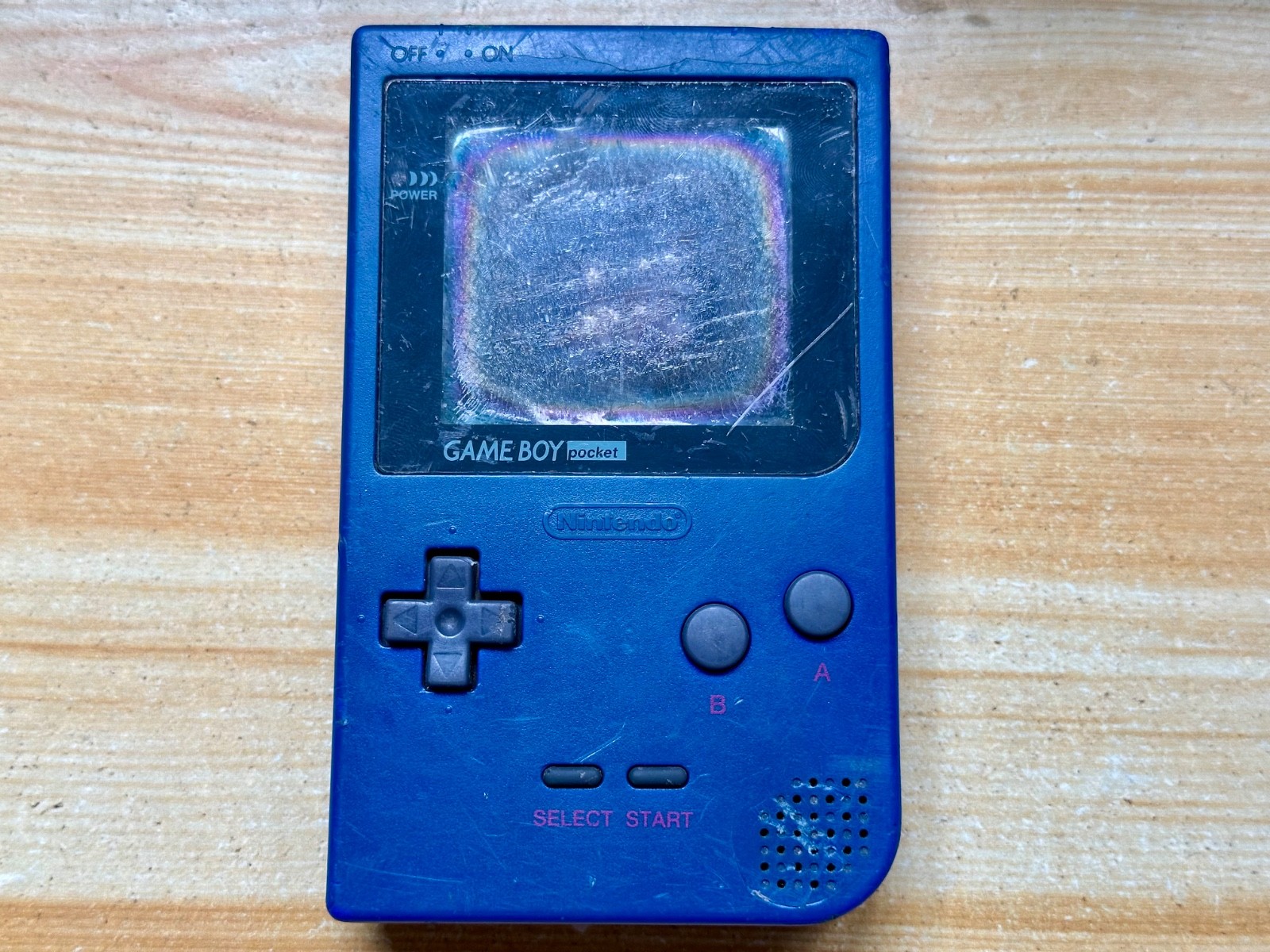 Nintendo Gameboy Pocket MGB001 Cobalt Blue Handheld Console – Parts or Repair