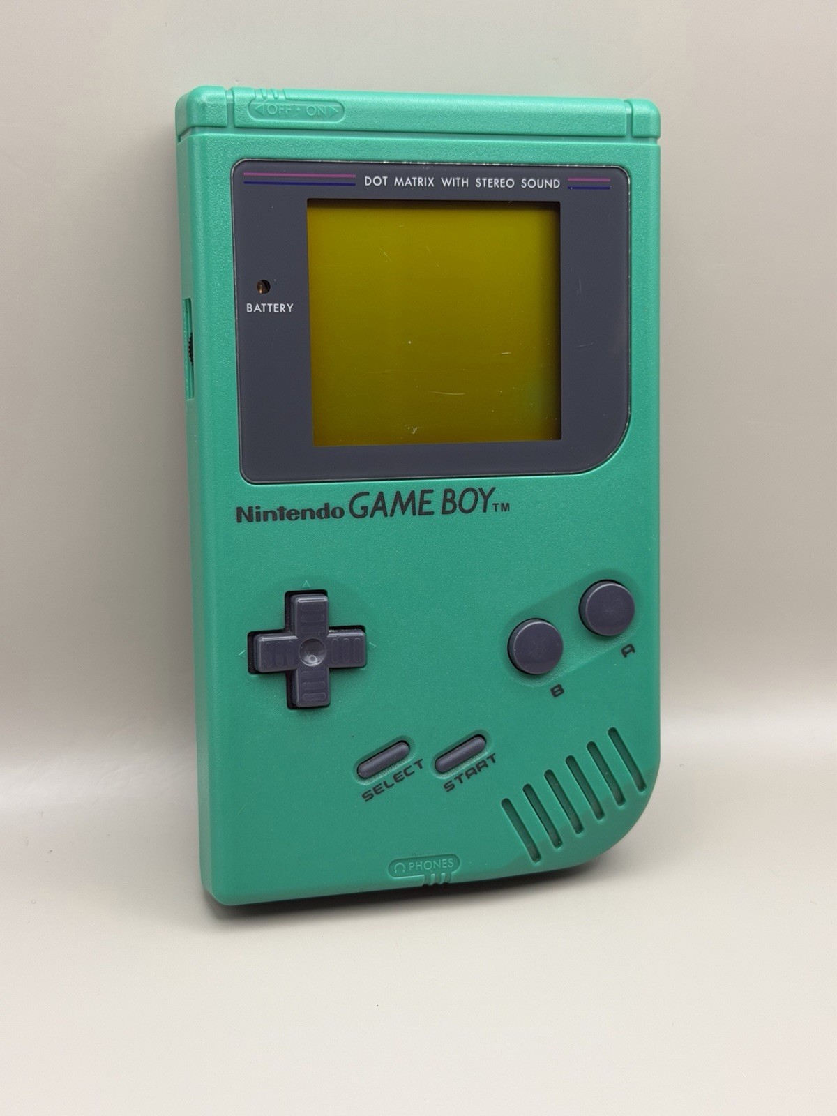 Nintendo Game Boy DMG Play It Loud Green – All OEM – Clean! – Tested w/ DK Land