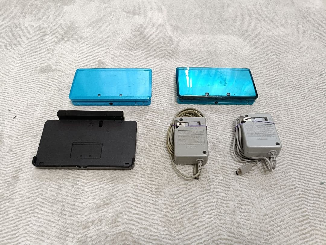 Nintendo 3DS CTR-001 Light Blue Handheld Console Tested Working No Box