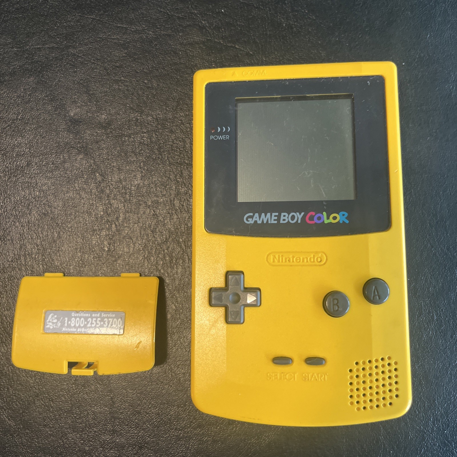 Nintendo Game Boy Color Console CGB-001 – Dandelion Yellow 100% OEM Tested Works