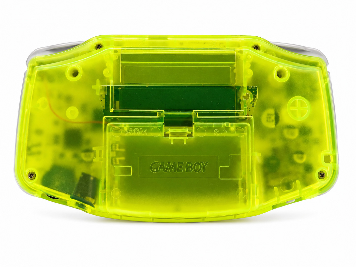 Nintendo GameBoy Advance GBA IPS Backlit Screen Clear Lime Excellent GBA IPS