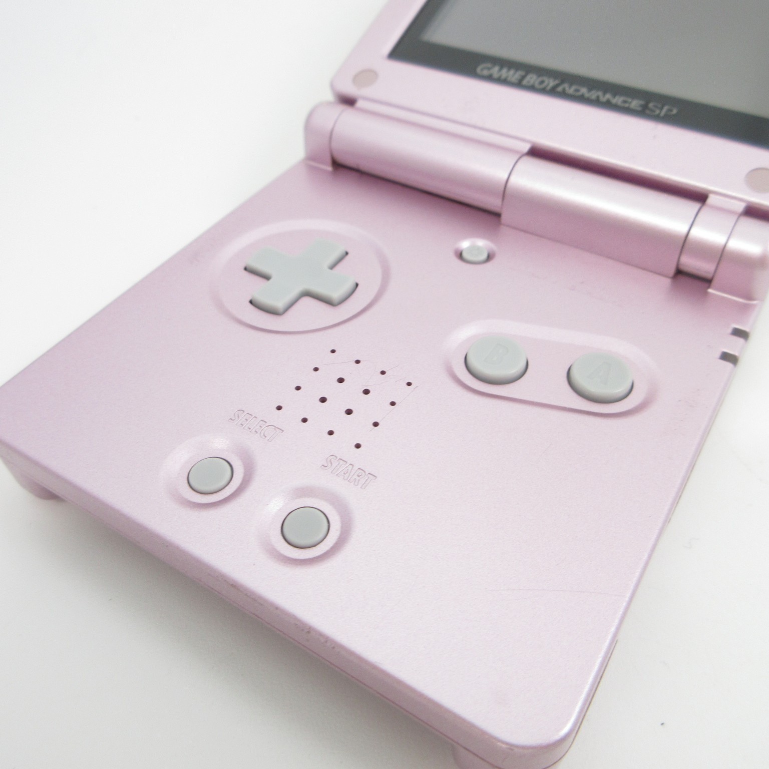 【Excellent】Nintendo GameBoy Advance SP Pearl Pink GBA Console #TOY0511/01