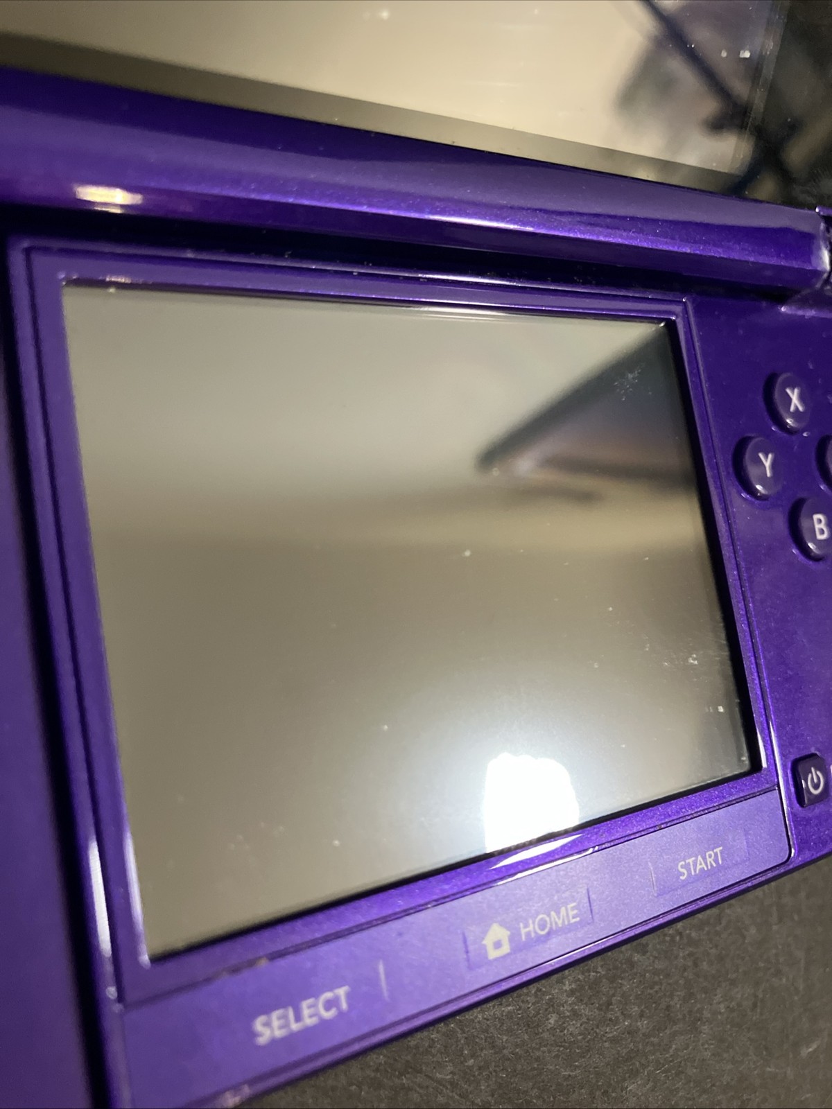 Nintendo 3DS Purple Handheld Console Bundle w/ Case & Mario Game CTR-001 2GB