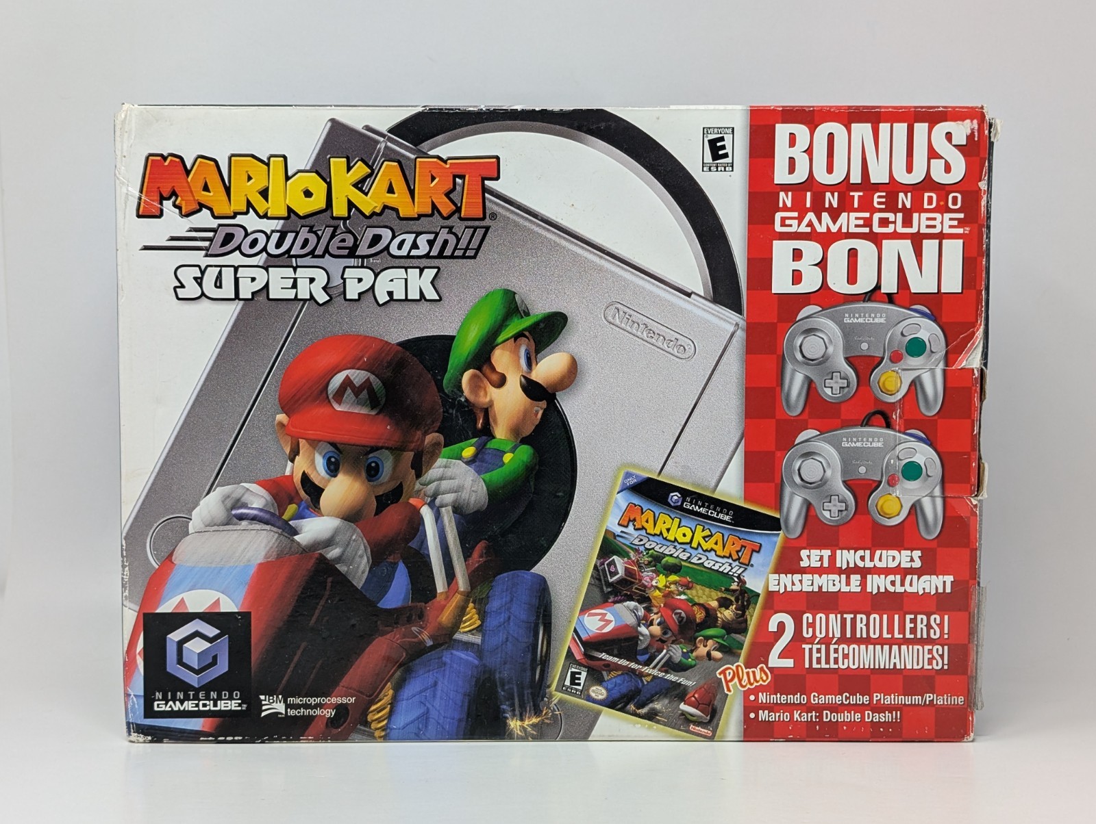 Gamecube Platinum Mario Kart Double Dash – CIB Complete