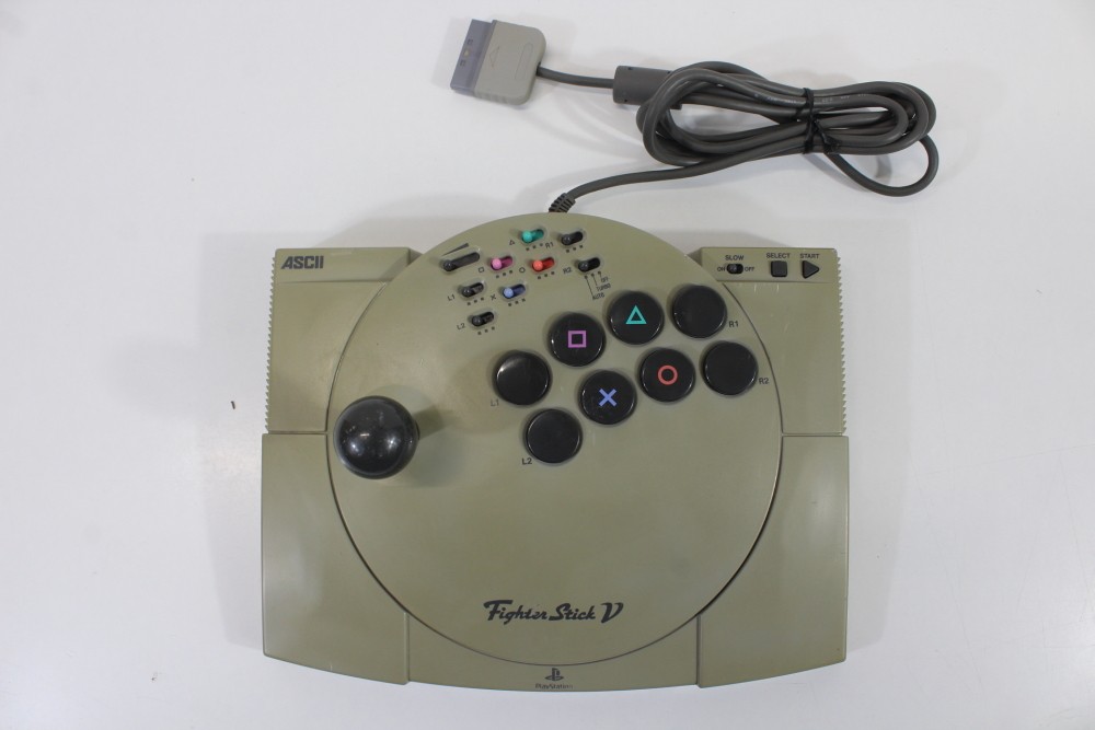 ASCII Fighter Stick V Arcade Joystick Controller ASC-0501J PlayStation 533