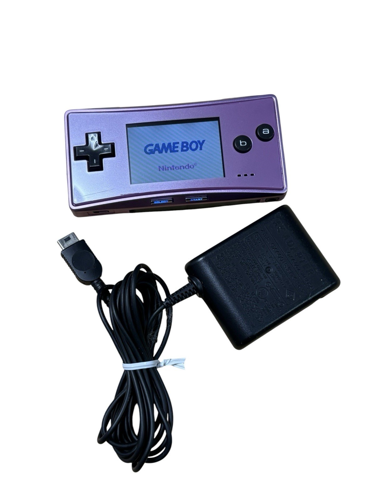 Nintendo Game Boy Micro Purple Console Charger Tested Working Japanese