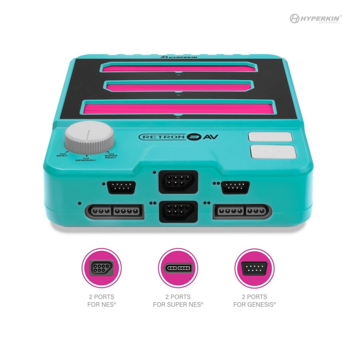 Hyperkin RetroN 3 AV Gaming System Console for Nintendo NES, SNES, Genesis Games