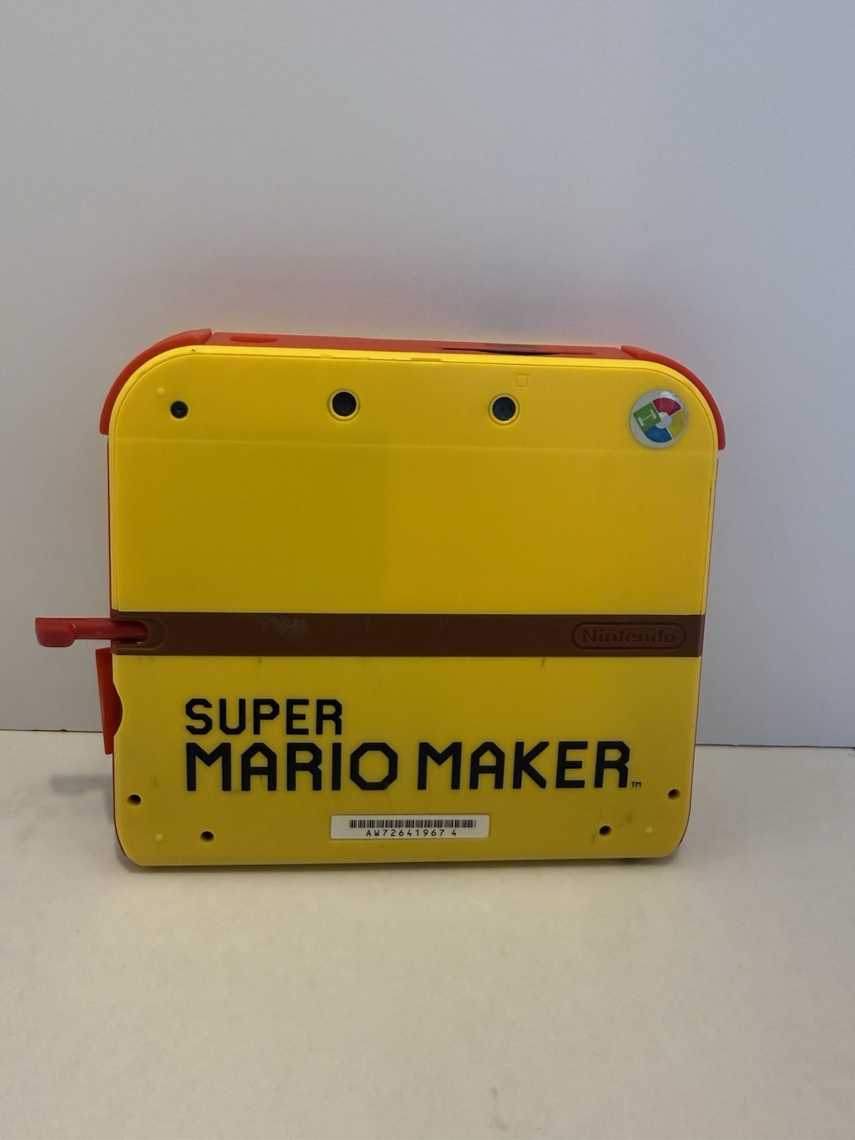 Nintendo 2DS Super Mario Maker Edition Yellow/Red Handheld Console w/ Charger