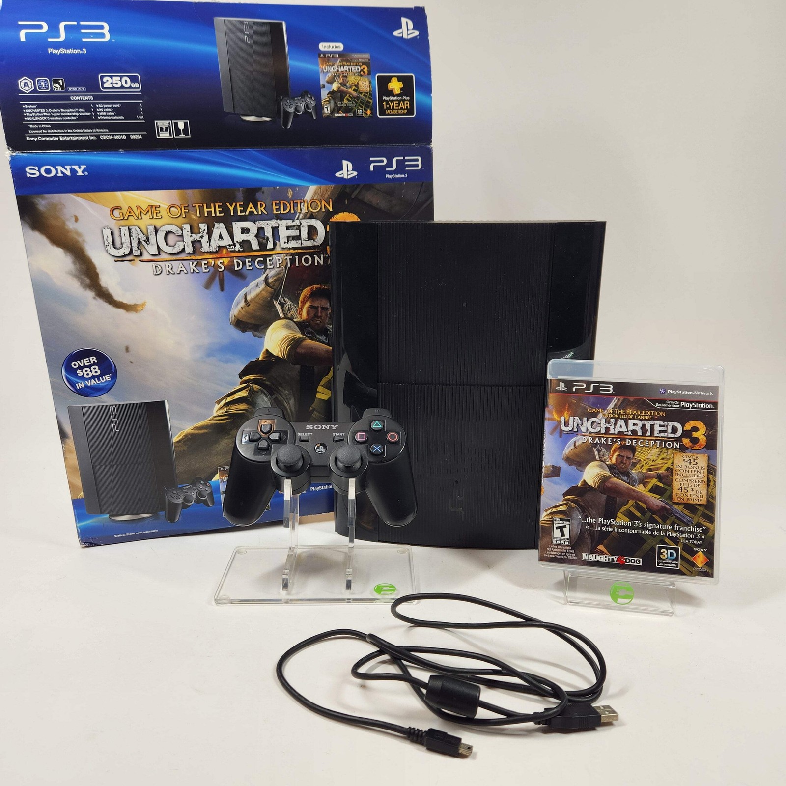 Sony PlayStation 3 Super Slim PS3 250GB Uncharted 3: Game of the Year Edition