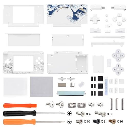 eXtremeRate DS Lite Assembly-Ready Custom Pattern Replacement Shell with