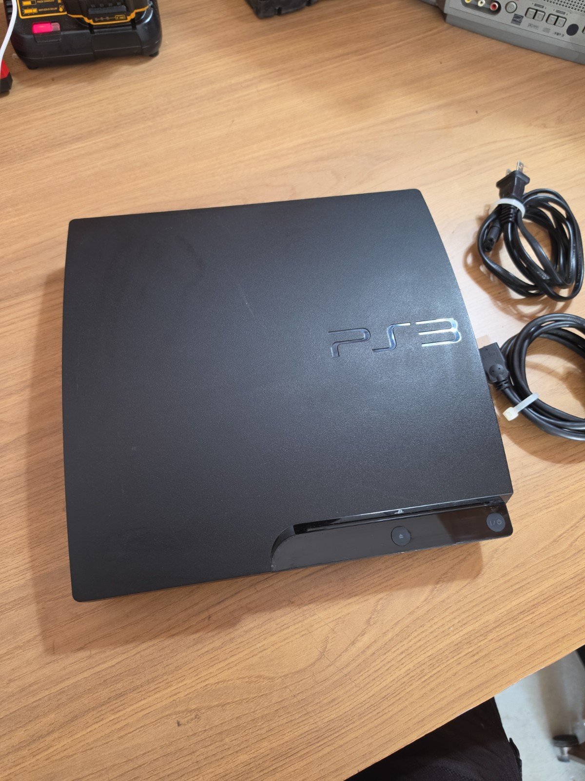Sony PlayStation 3 Slim Uncharted 3 160GB Charcoal Black Console