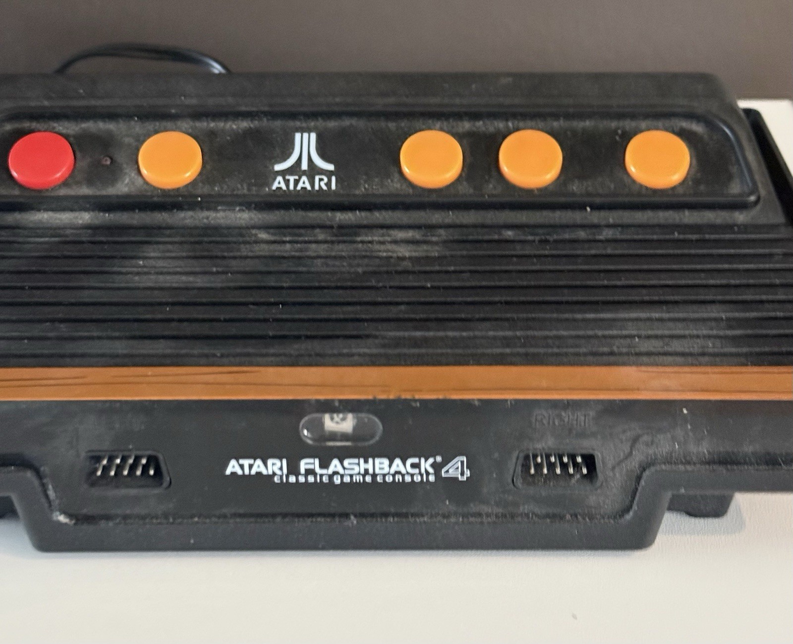 Atari Flashback 4 Classic Console 2 Wireless Controllers. No PowerCord/ Untested