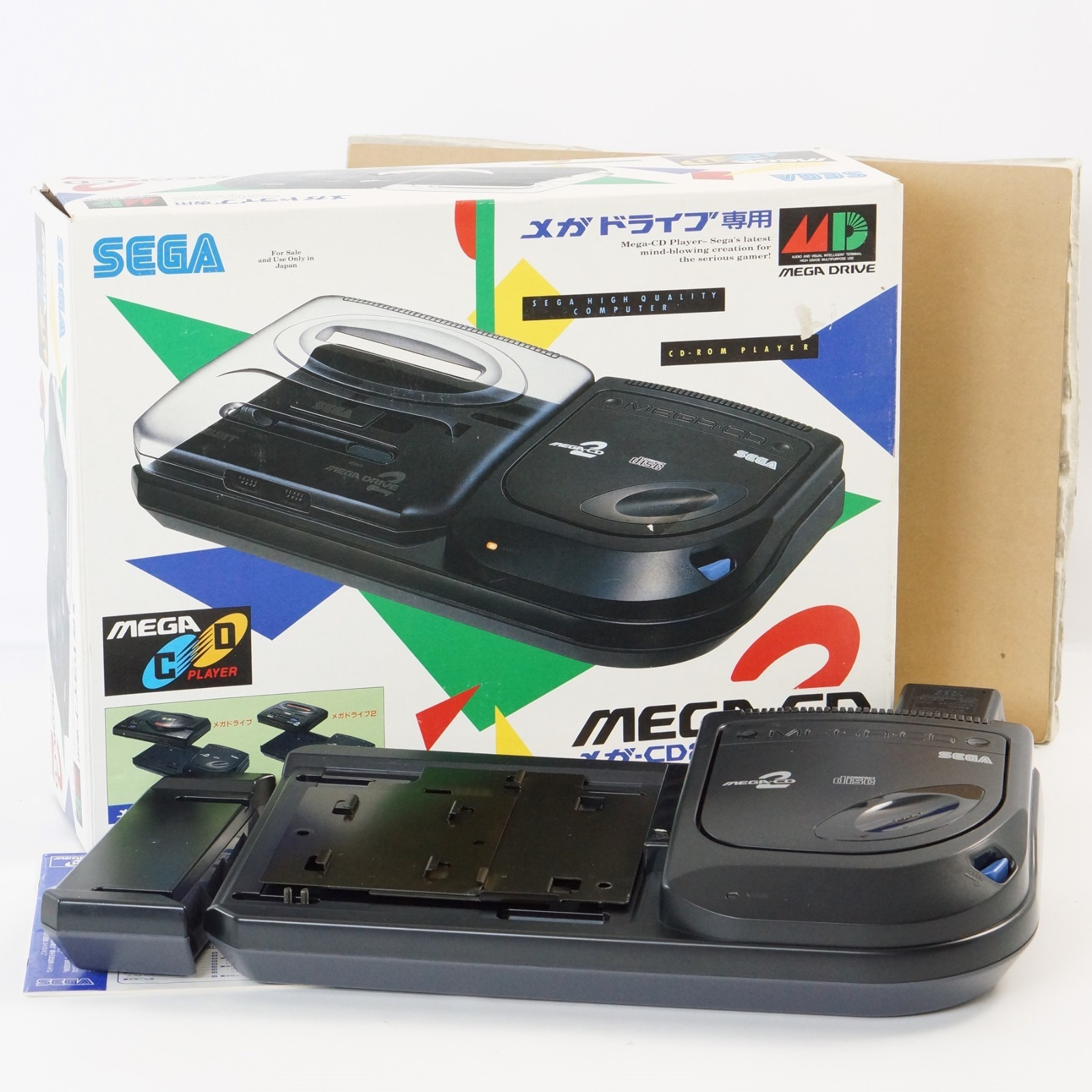 MEGA CD 2 Console Boxed SEGA Tested System JAPAN T31132778 -NTSC-J-