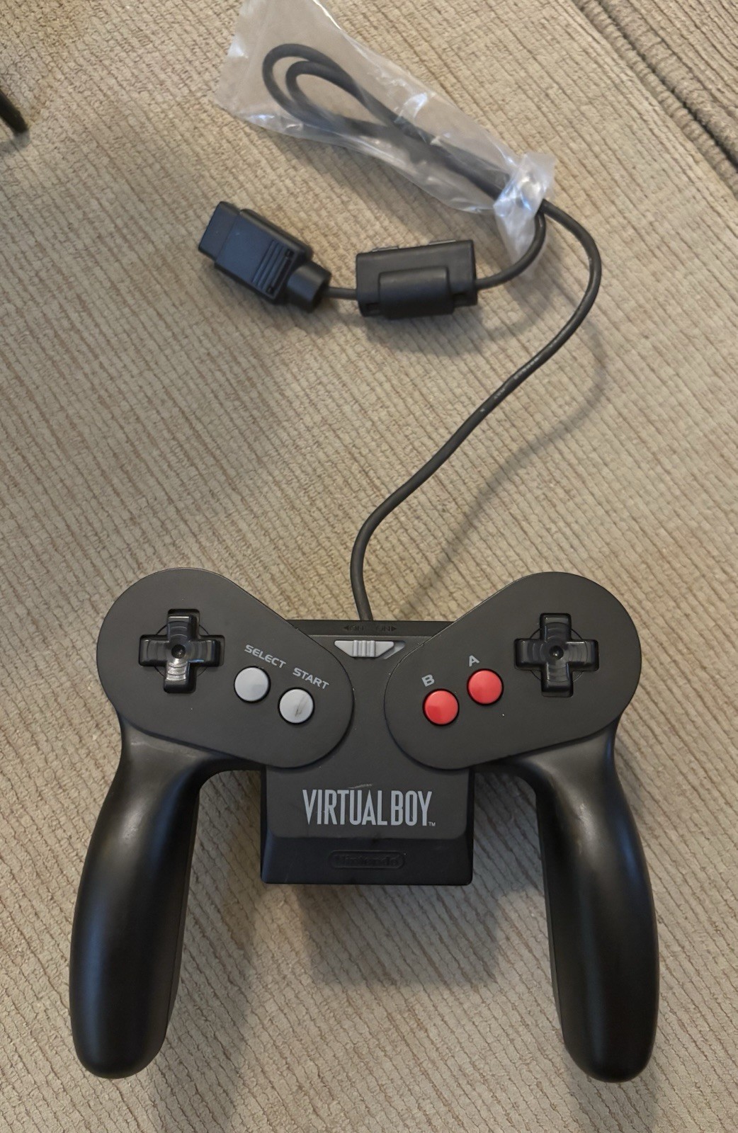 Nintendo Virtual Boy Console and Mario Tennis Bundle Tested & Working Excellent