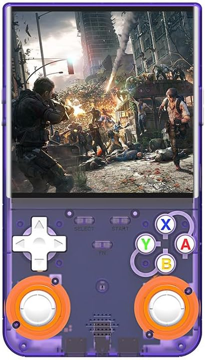 R36 Ultra Retro Handheld Game Console, with 128G Built-In 40000+ Games, 3000Mah