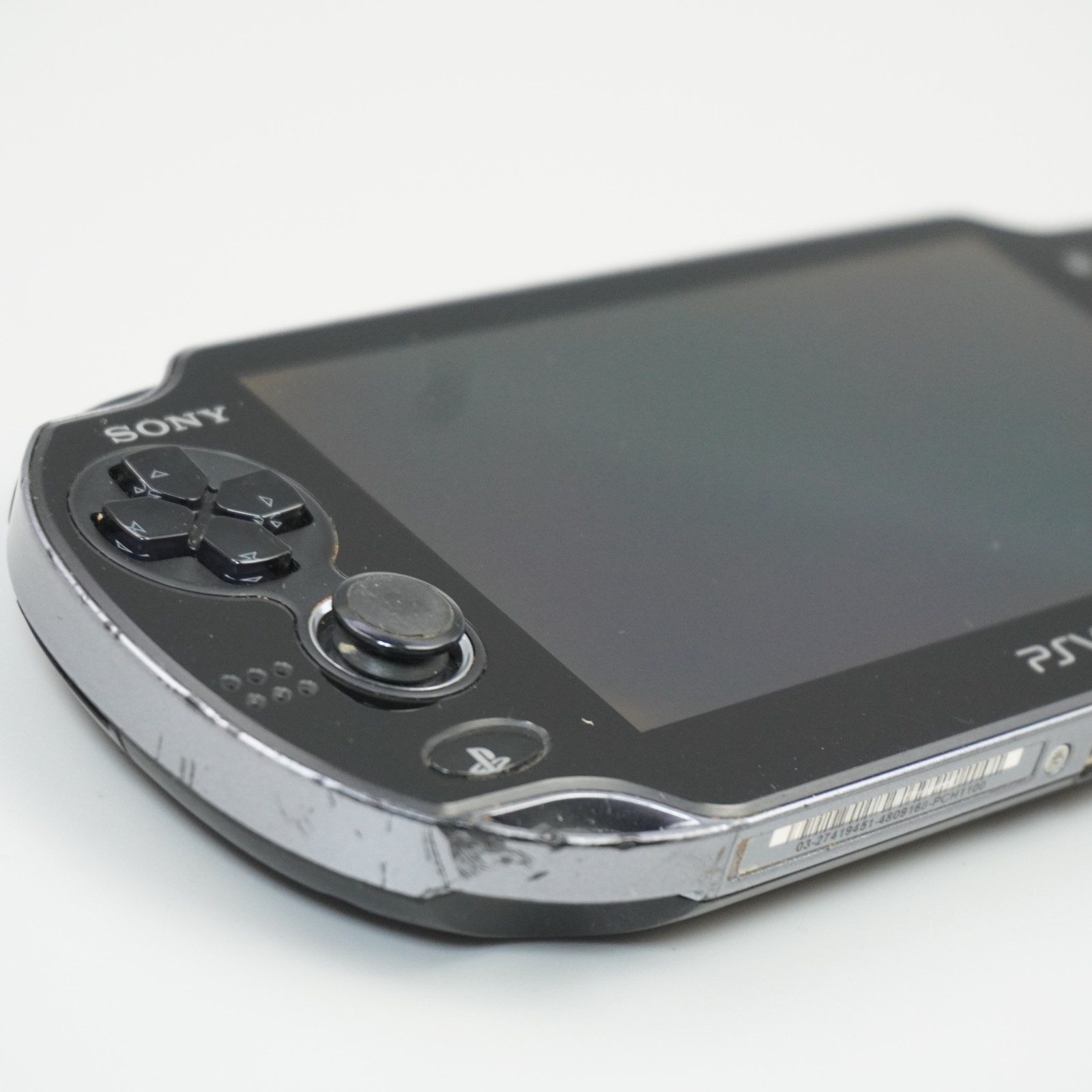PS Vita PCH 1000 ZA01 Console PSV Black Fat w/ USB Charger #5730