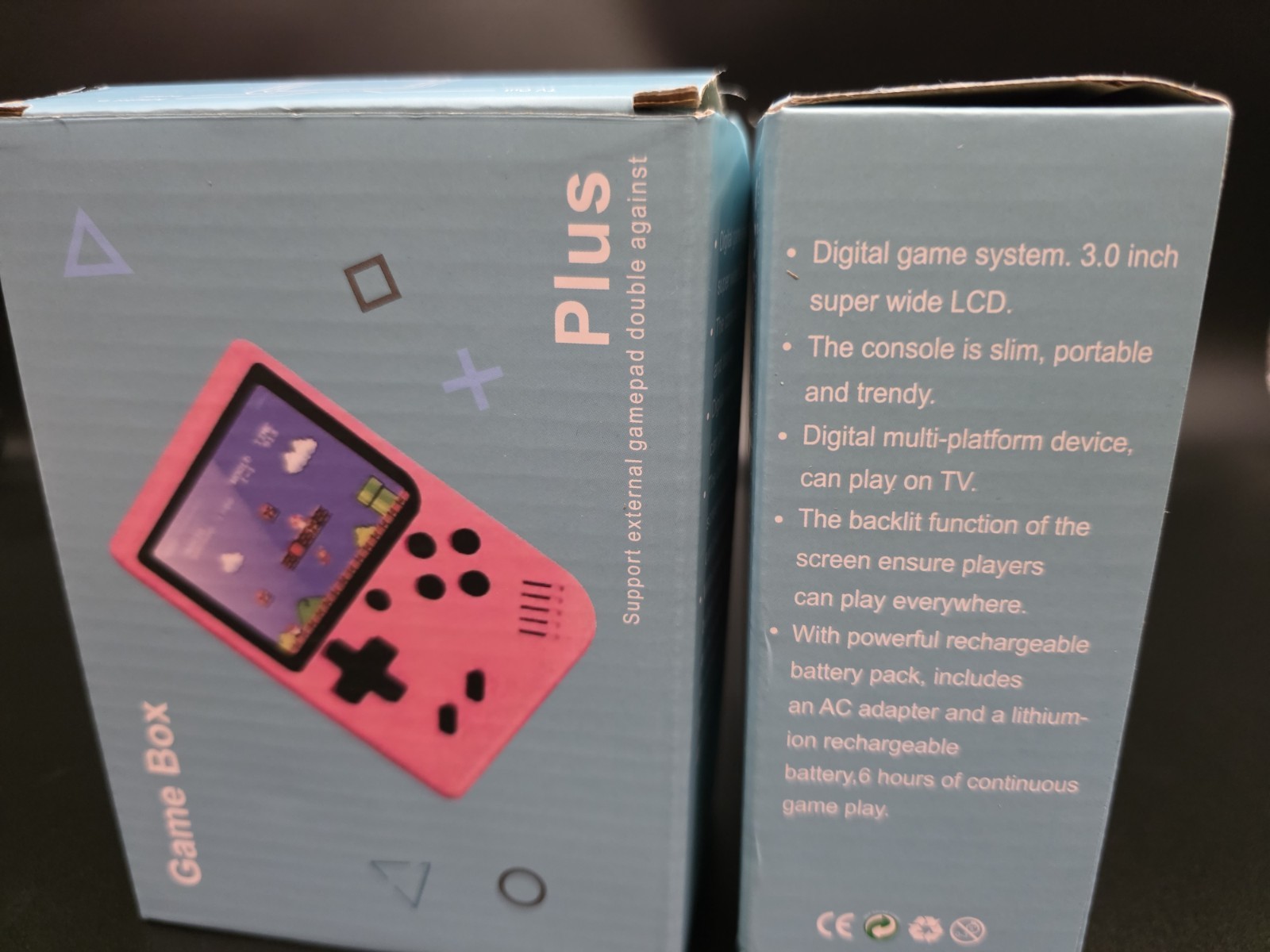 New Game Box Plus Handheld Console Retro Gaming System LOT OF 2