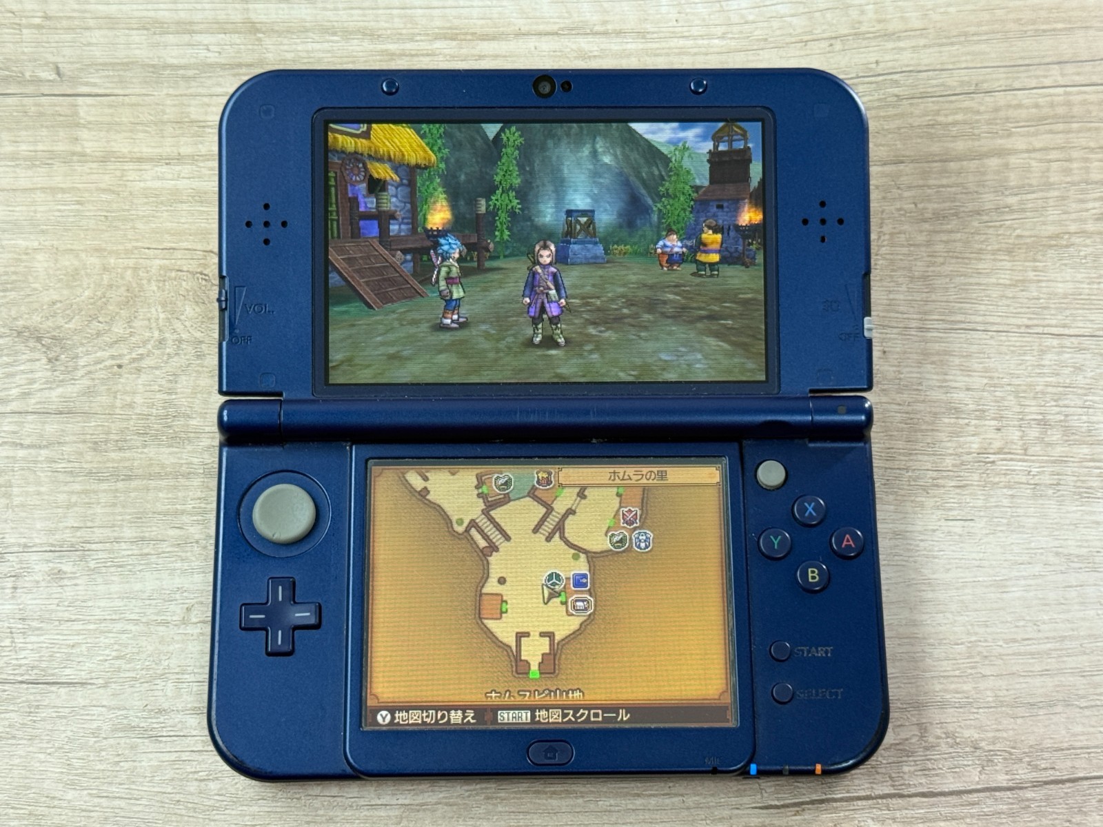 Nintendo New 3DS XL Metallic Blue Console Tested Japan ver D6223