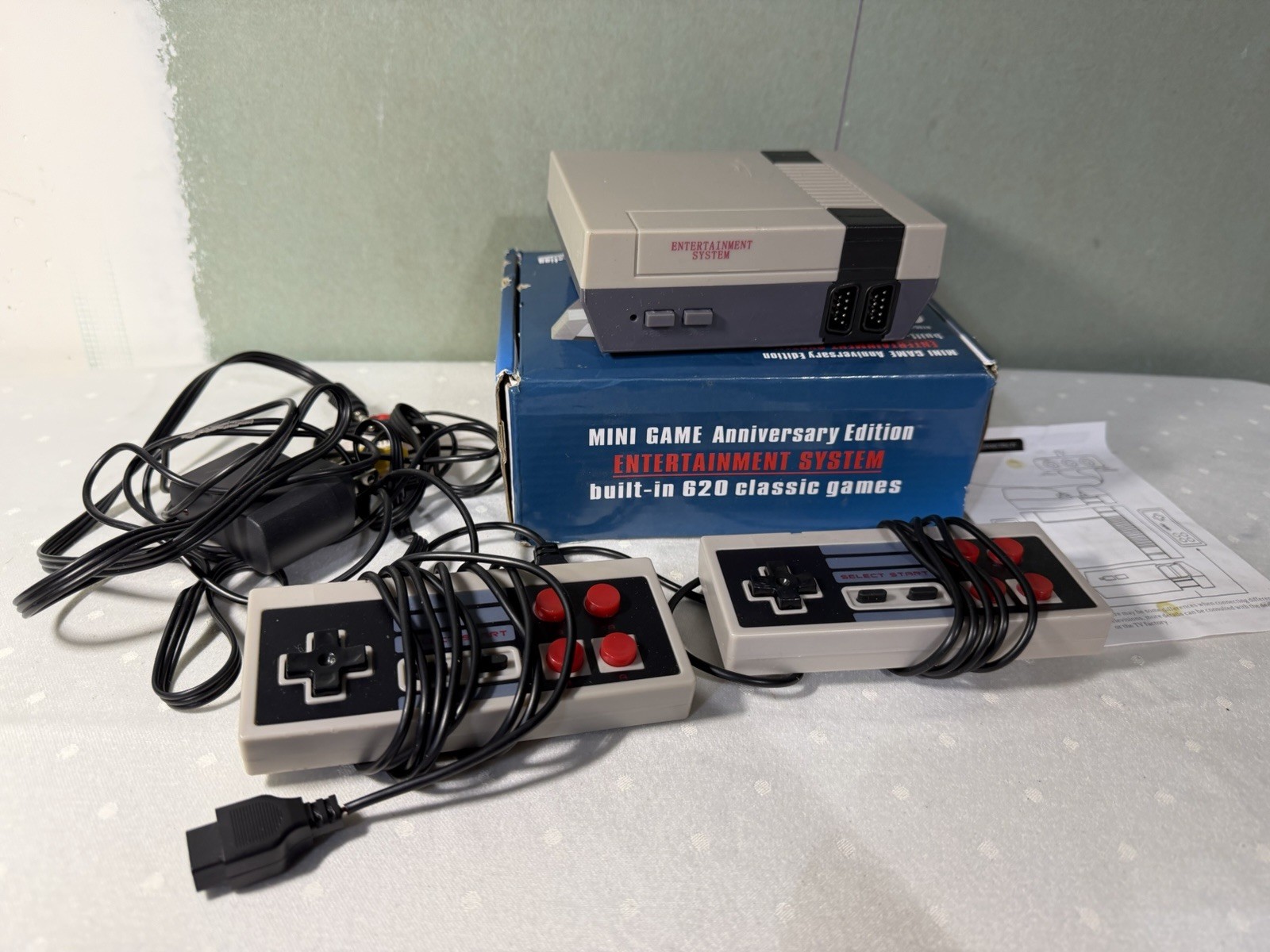 Mini Game Anniversary Edition Console w/ 2 Controllers & 620 Games