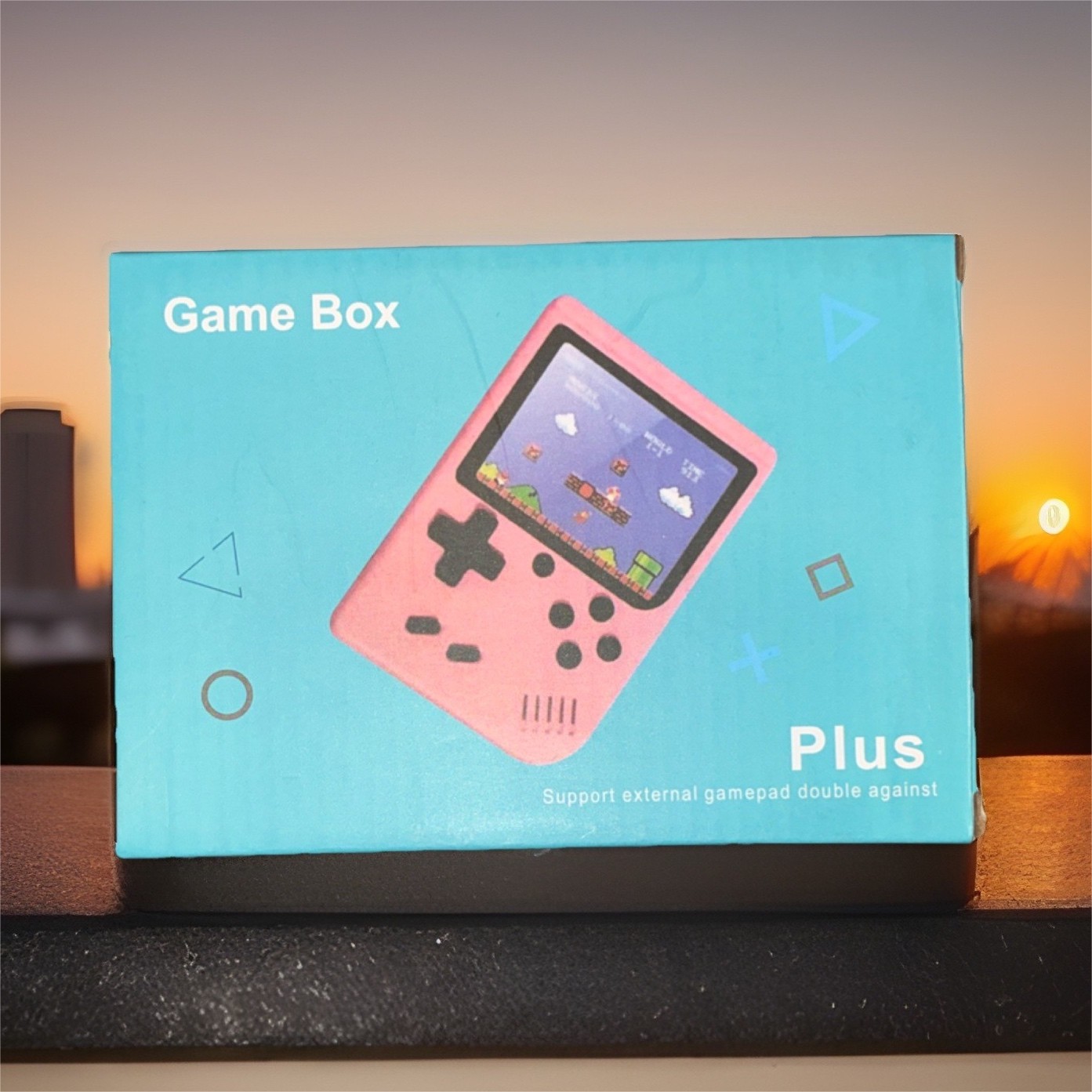 Game Box Plus Handheld System Pink 3.0″ LCD Portable TV Out Backlit Rechargeable