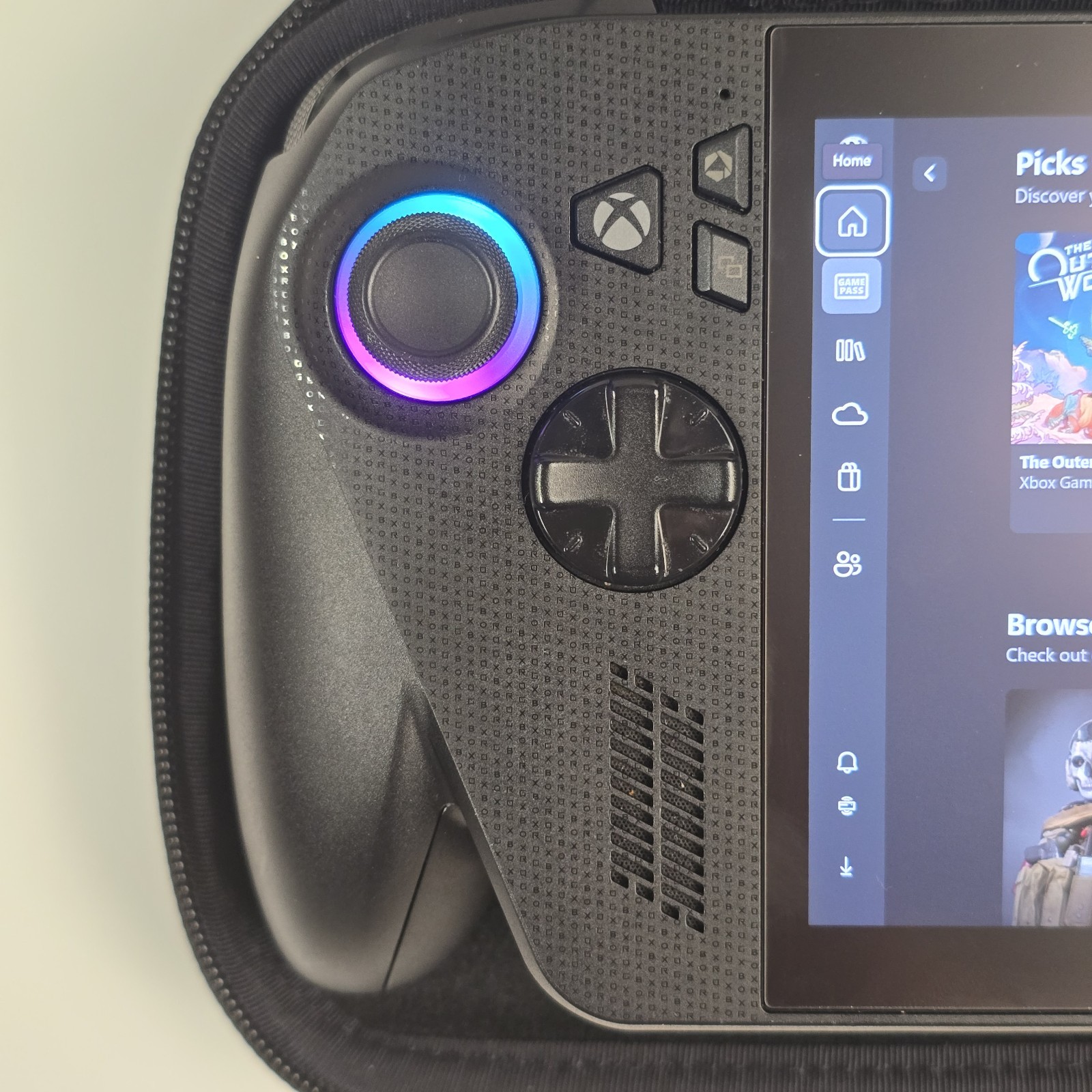Asus Rog Xbox Ally X With Kill Switch And ROG Carrying Case