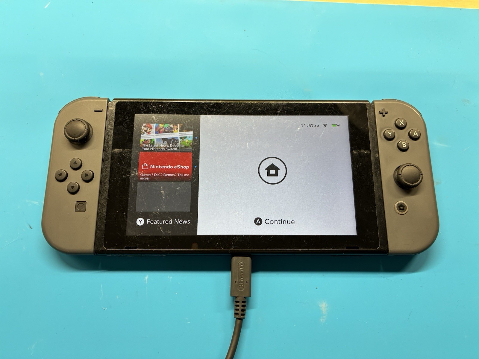 Nintendo Switch v2 with Black JoyCons – TESTED & WORKING