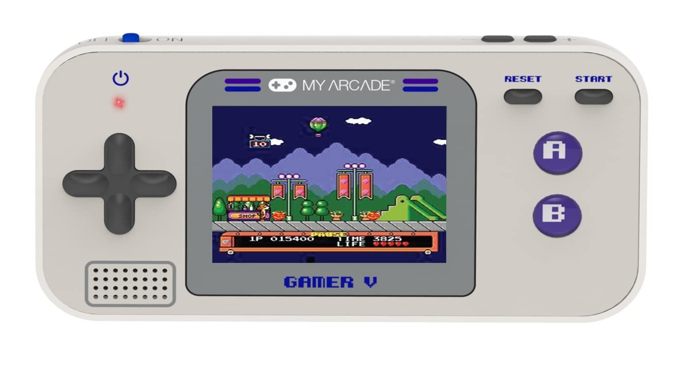 Lightweight Gamer V Classic Handheld with 220 Games and Color Display