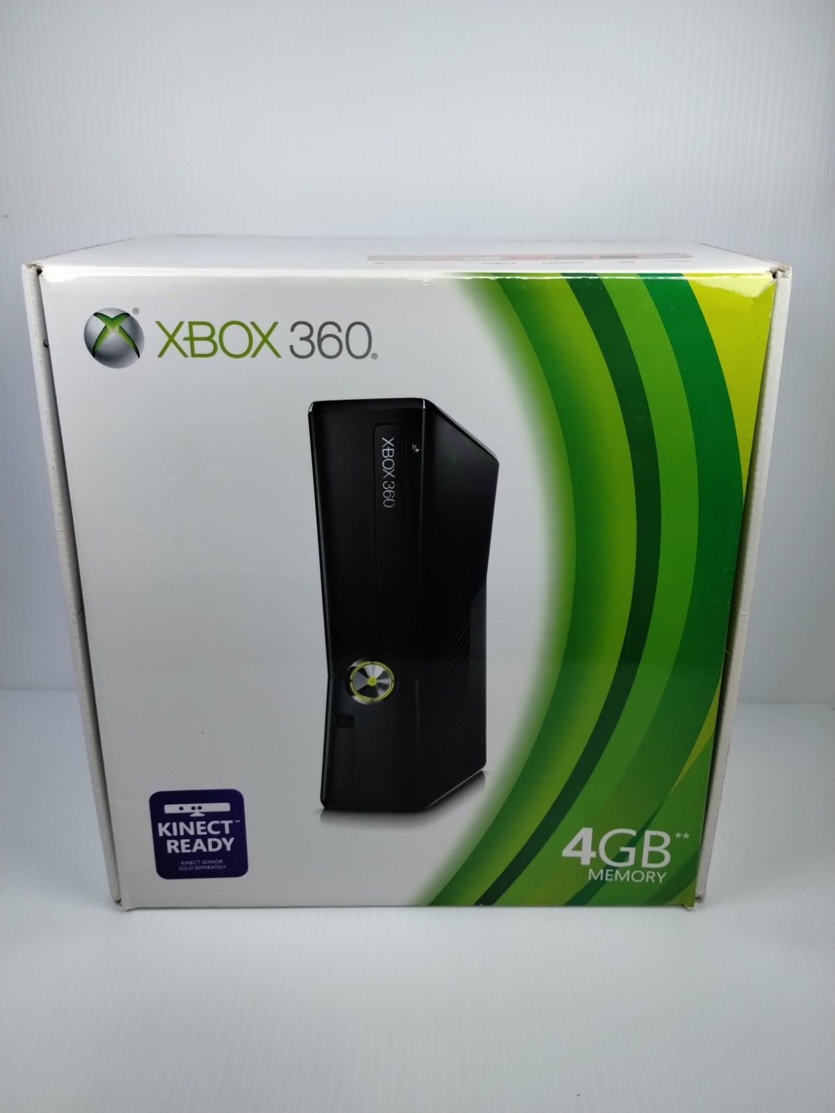 Xbox 360 S 4GB Microsoft 1439 Video Game System in Box W 250g Hard Drive Works