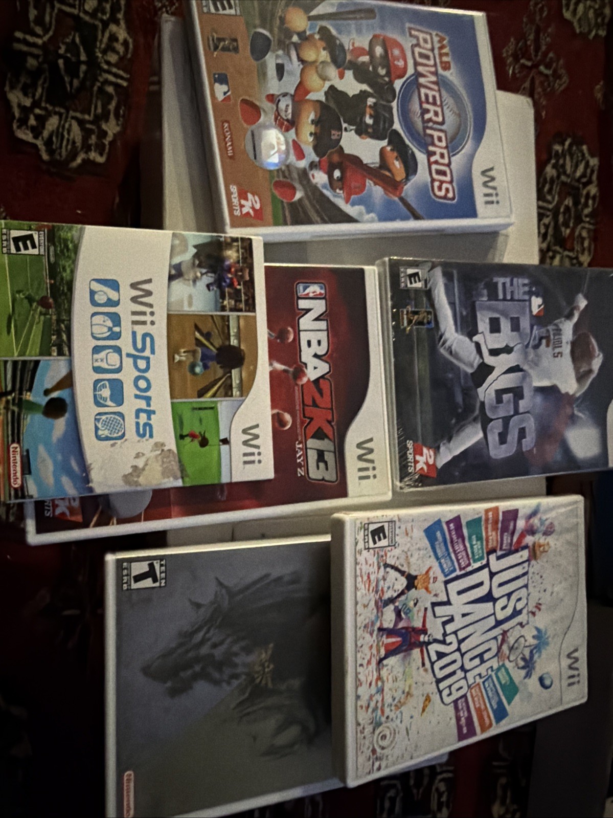 Nintendo Wii Console In Box with Wii Sports Bundle Zelda + 4 More Games 👍