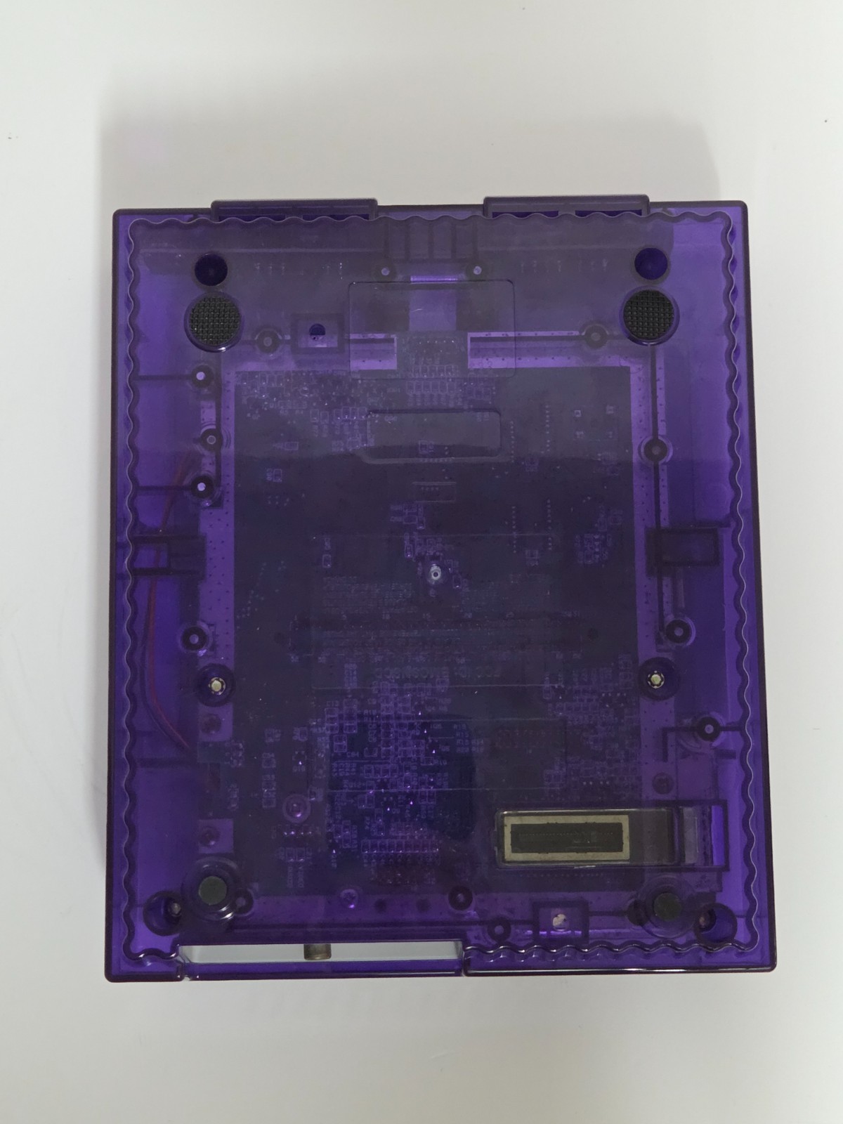 Custom Super Nintendo Transparent Purple/Smoke UPGRADED Triad Power Suppy