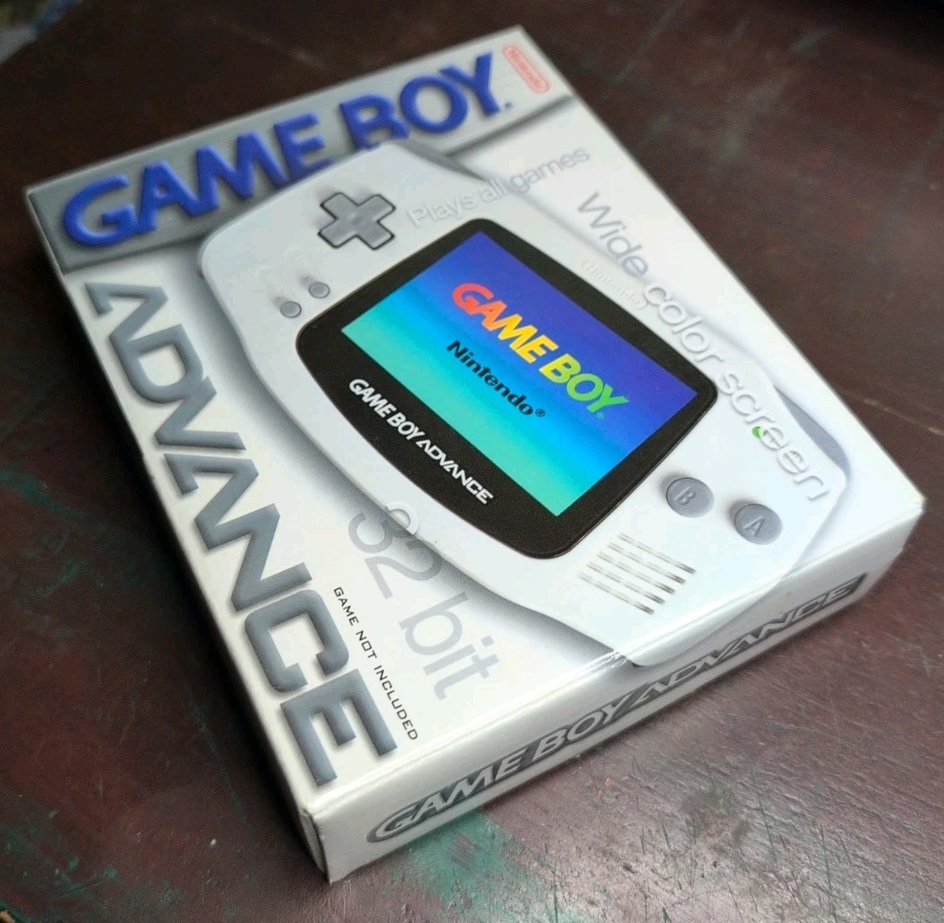 Nintendo Game Boy Advance GBA Console White System CIB, *BEAUTIFUL HIGH GRADE*🔥