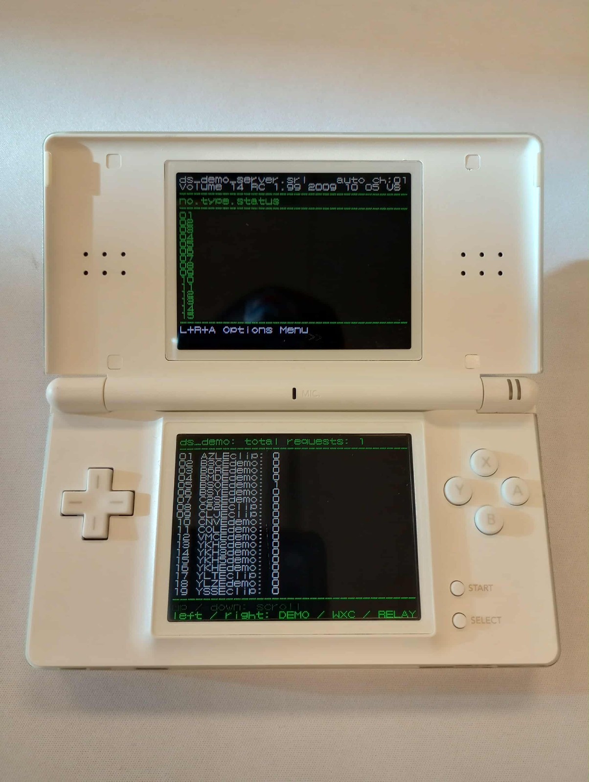 Nintendo DS Lite Console – Polar White Not for Resale Download Station RARE! NFR