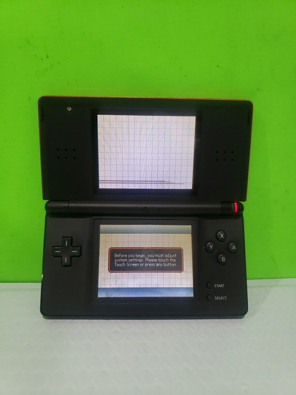Nintendo DS Lite Handheld System – Red/Black For Part Only As Is