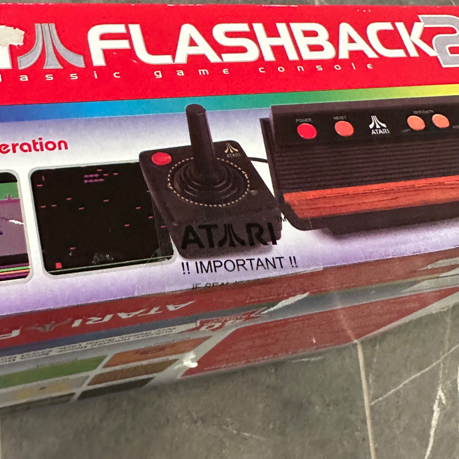 Atari Flashback 2 Classic Game Console New Factory Sealed 40 Built-in Games NIB