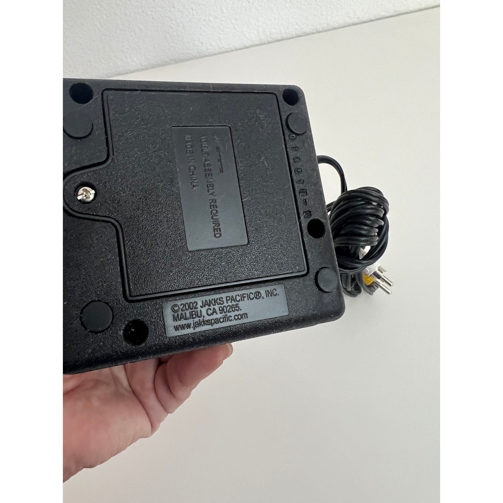 Atari TV Games Plug and Play Joystick Video Game System Jakks Pacific 2002 Black