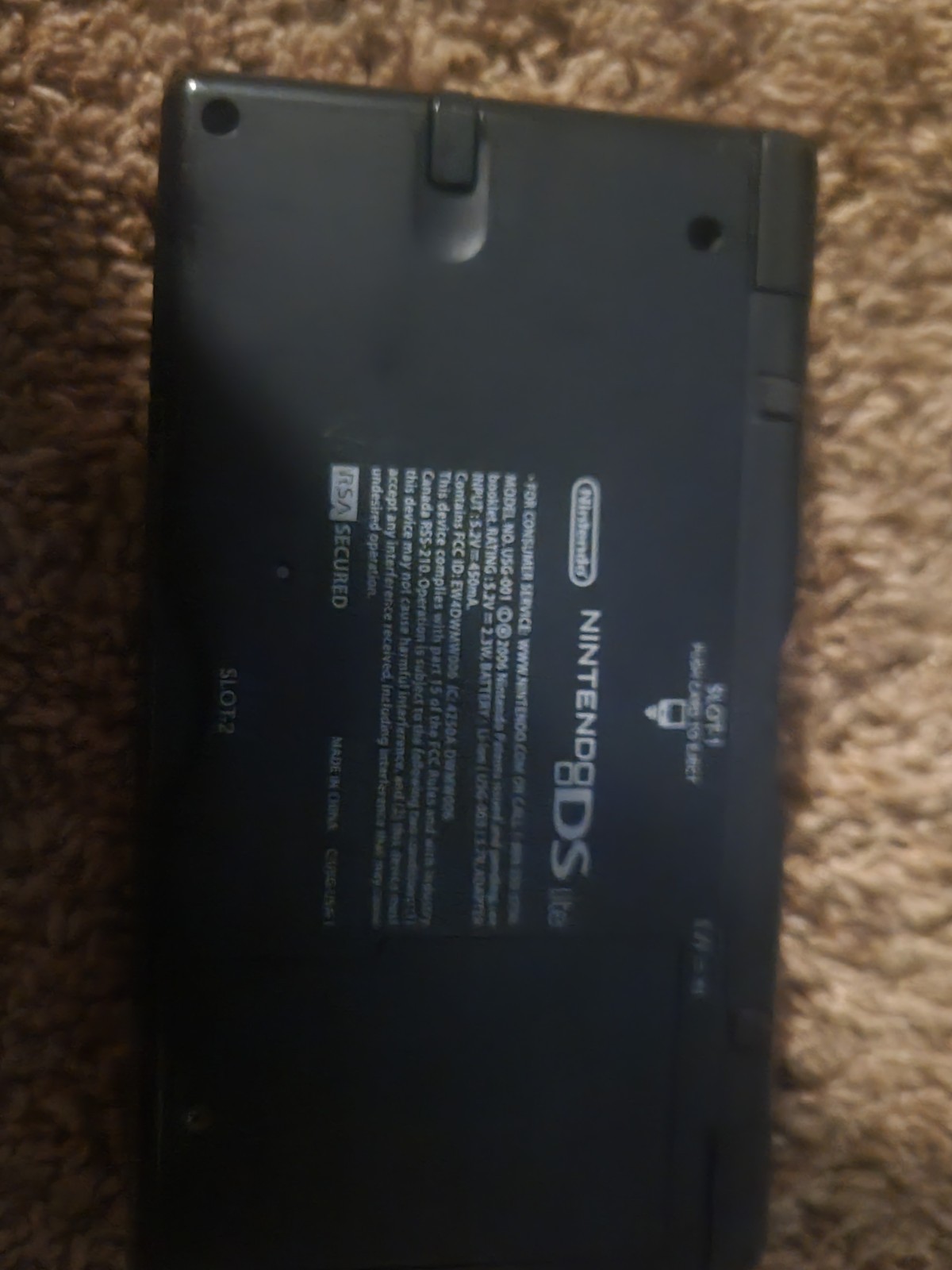 Nintendo DS with a small scratch on the touch pad,comes with a CIB game & stylus