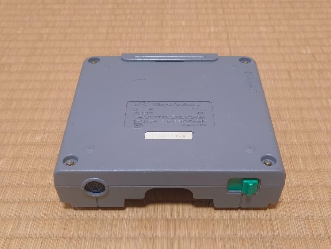NEC PC Engine CoreGrafx 2 Console 8 Bit Video Game System Untested Unit