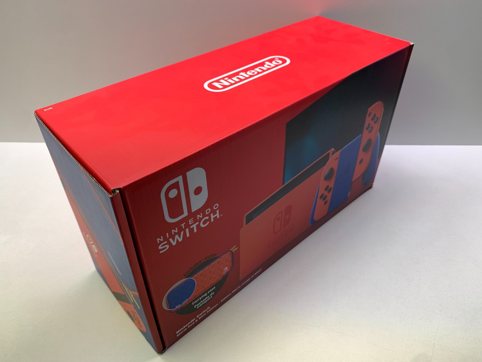 NINTENDO SWITCH CONSOLE MARIO RED & BLUE LIMITED EDITION PAL VERSION NEW NEW