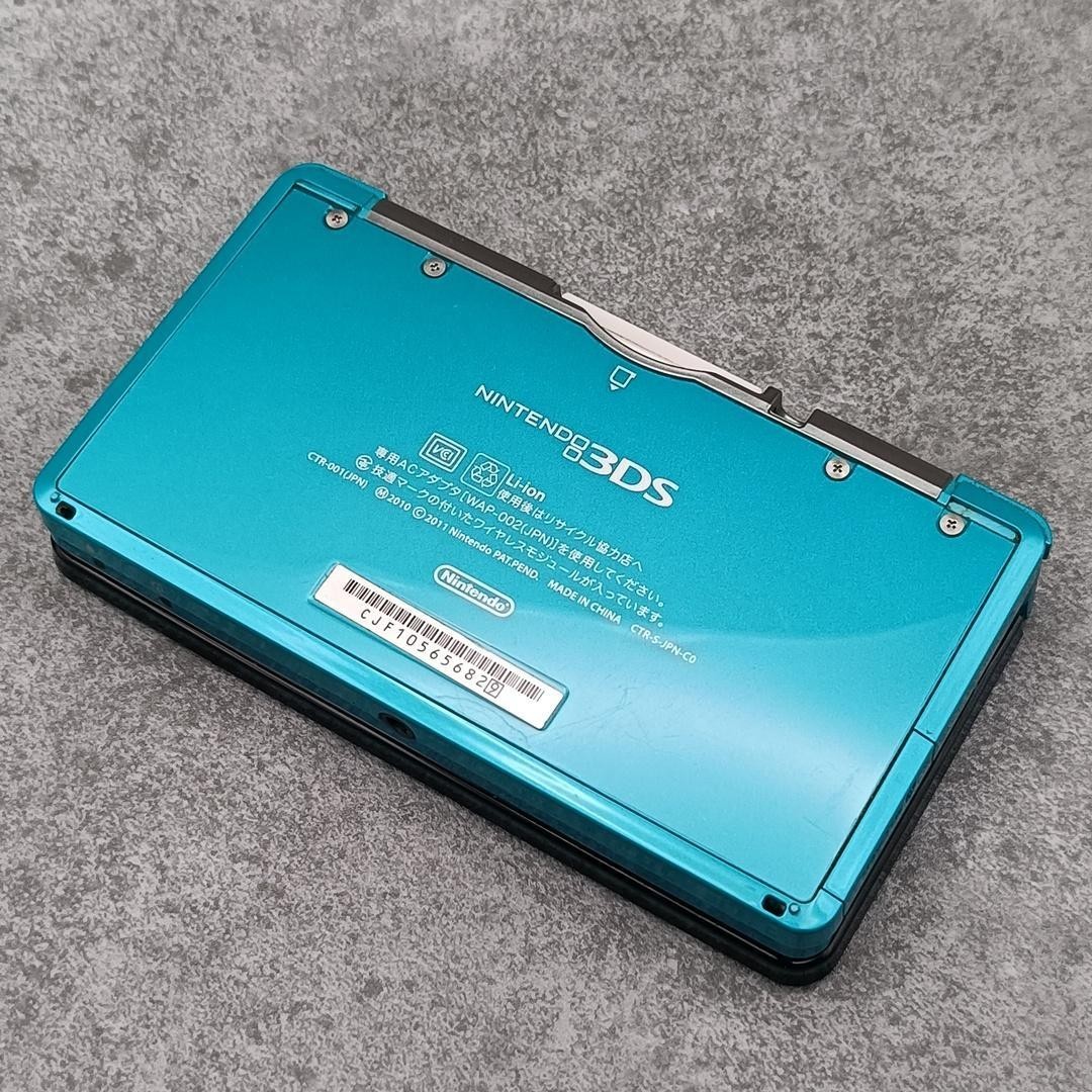 Nintendo 3DS Aqua Blue & Pokemon X Y Ultra Sun Moon Omega Ruby Alpha Sapphire