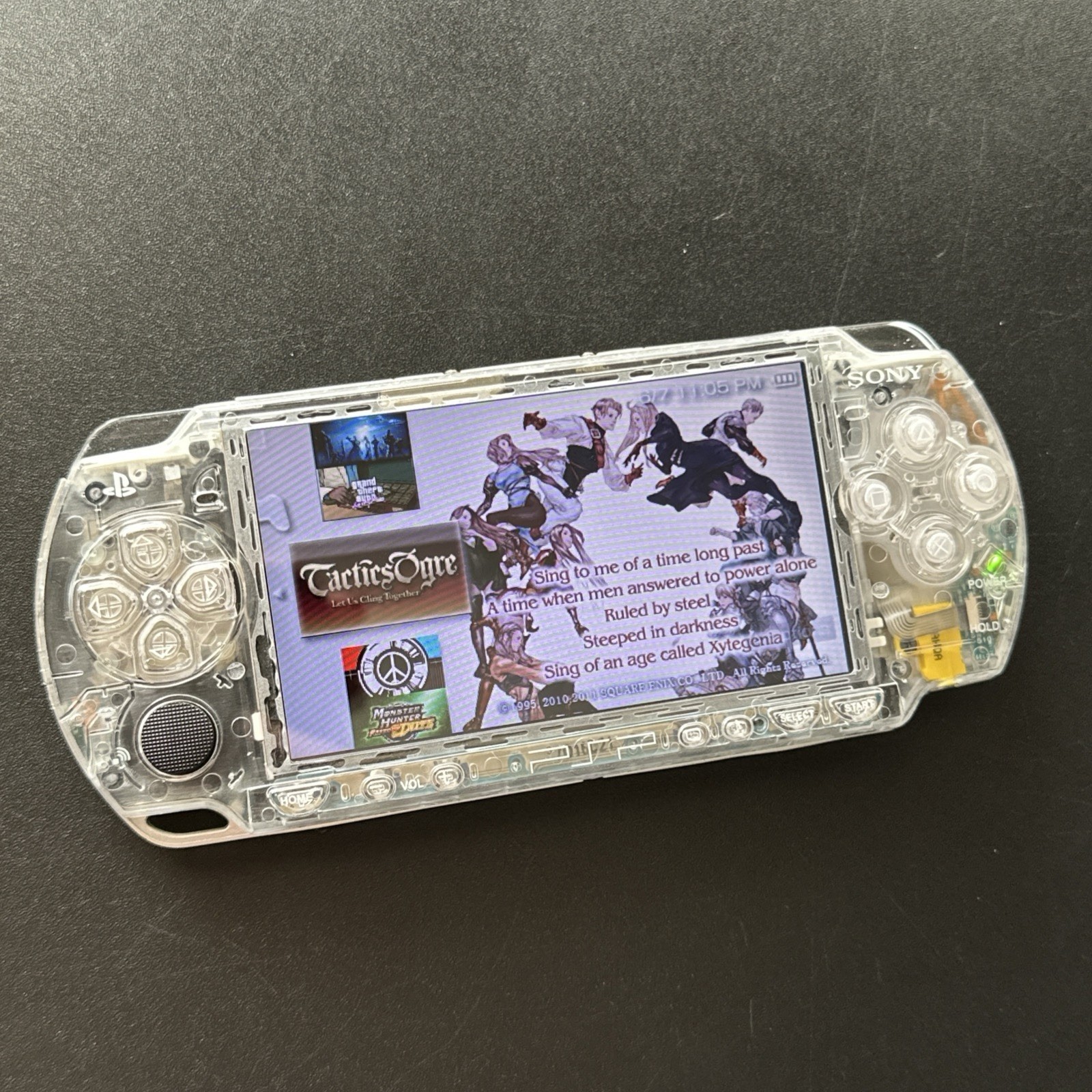 26 Games Clear Sony PSP 2000 Handheld Console System & Charger Tested Working