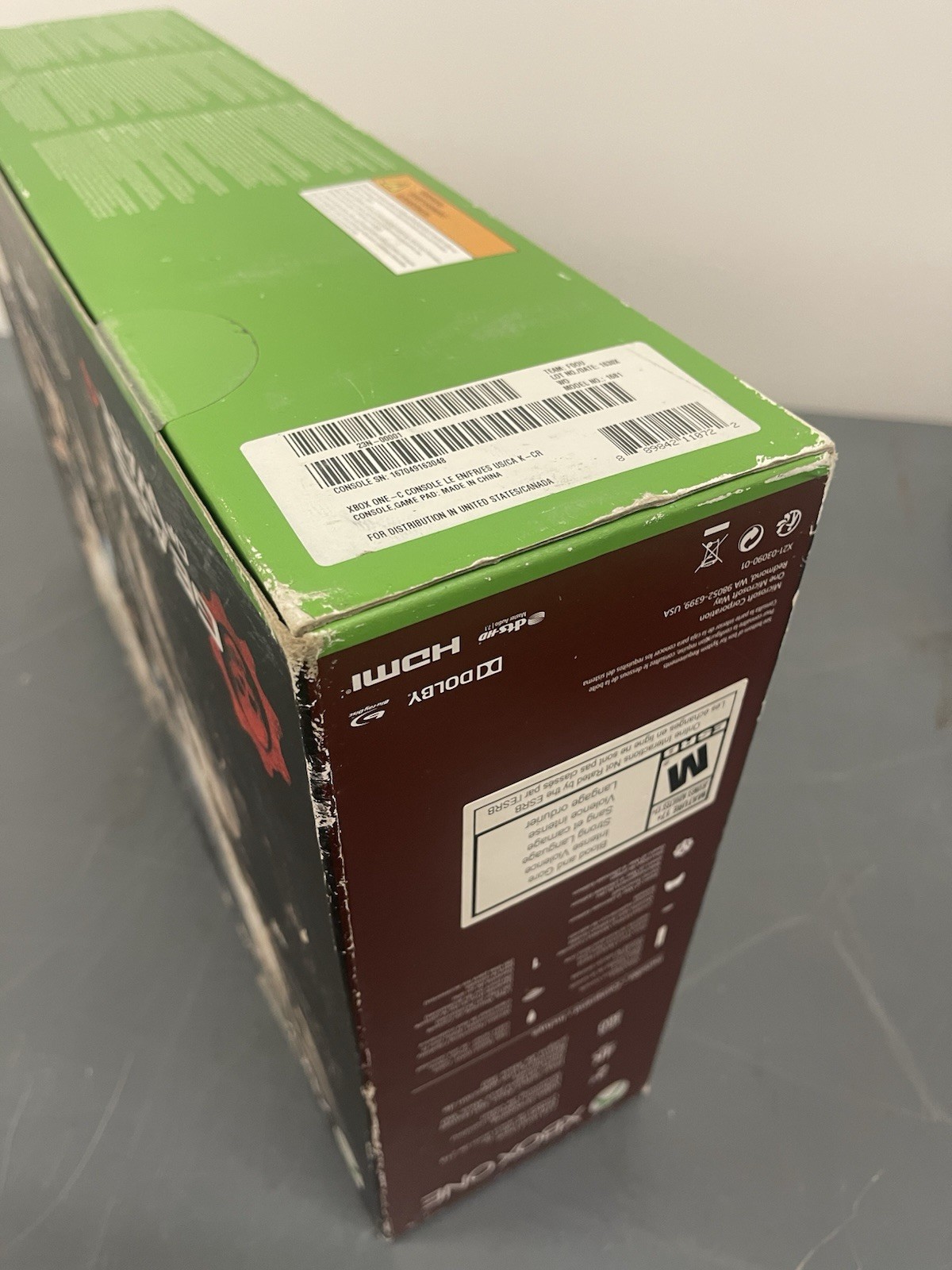 Microsoft Xbox One S GEARS OF WAR 4 Limited Edition 2 TB Crimson Red Console NEW