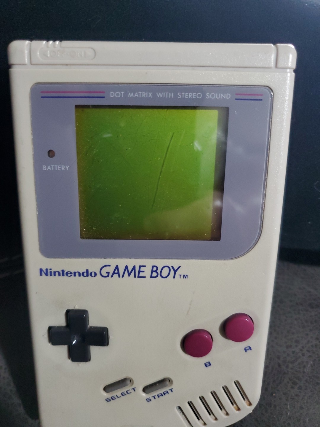 1989 Nintendo Game Boy – Handheld System – GrayTested Works Model DMG-01